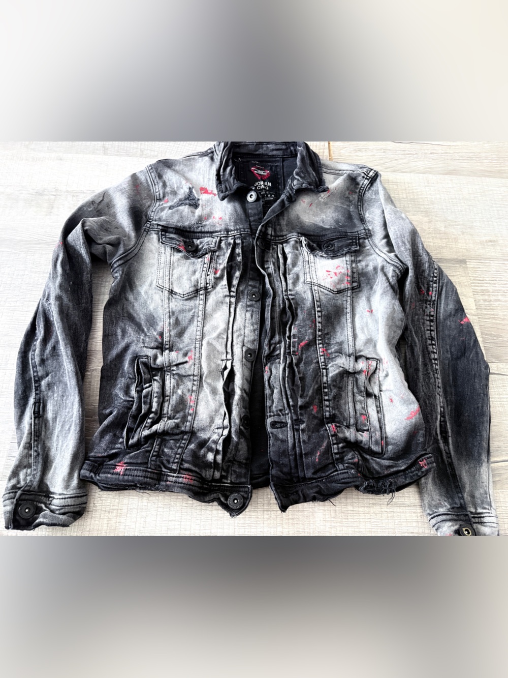 JORDAN CRAIG legacy collection kids avalanche denim jacket unisex distressed